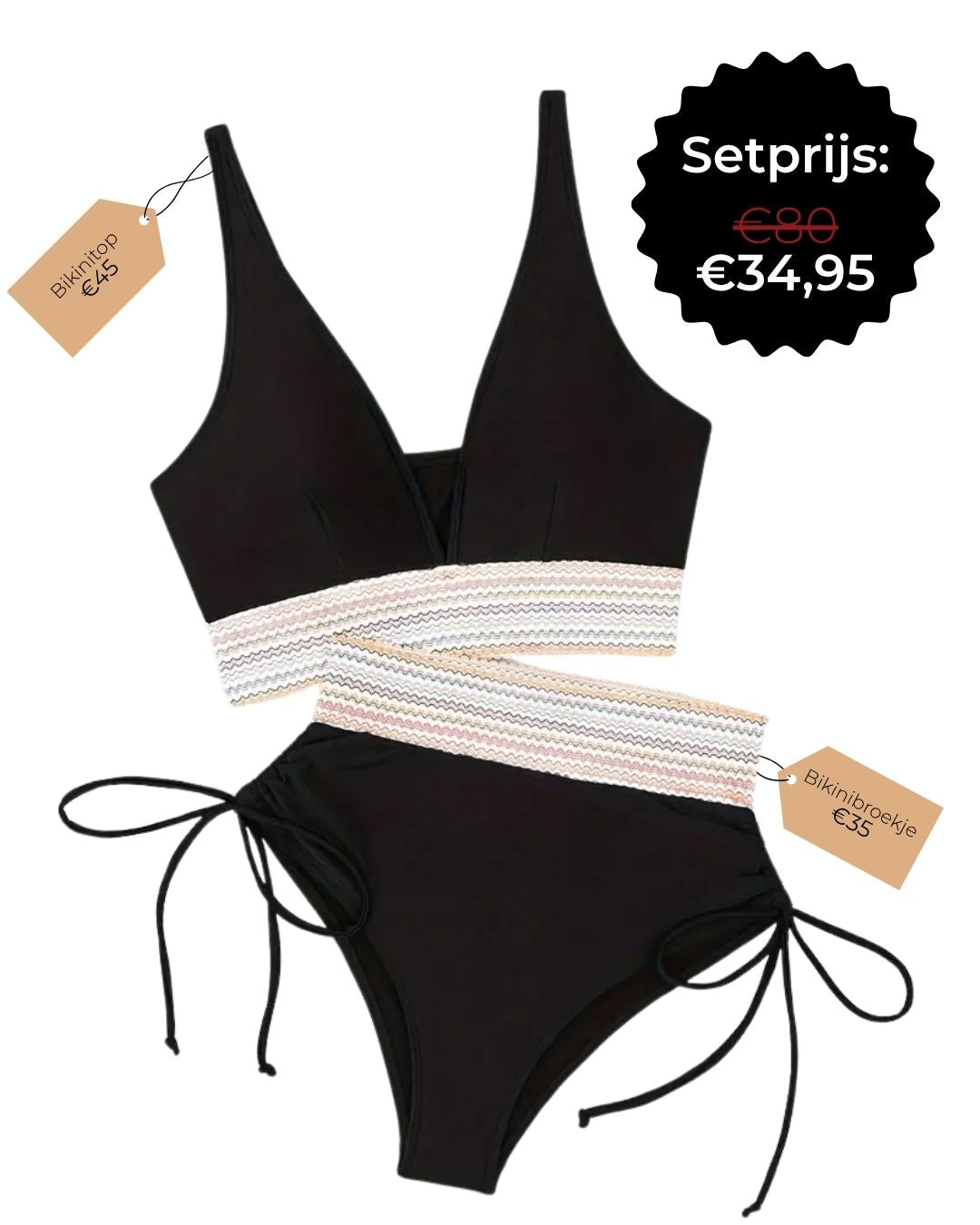 Lisa | Flatterende Bikini Set