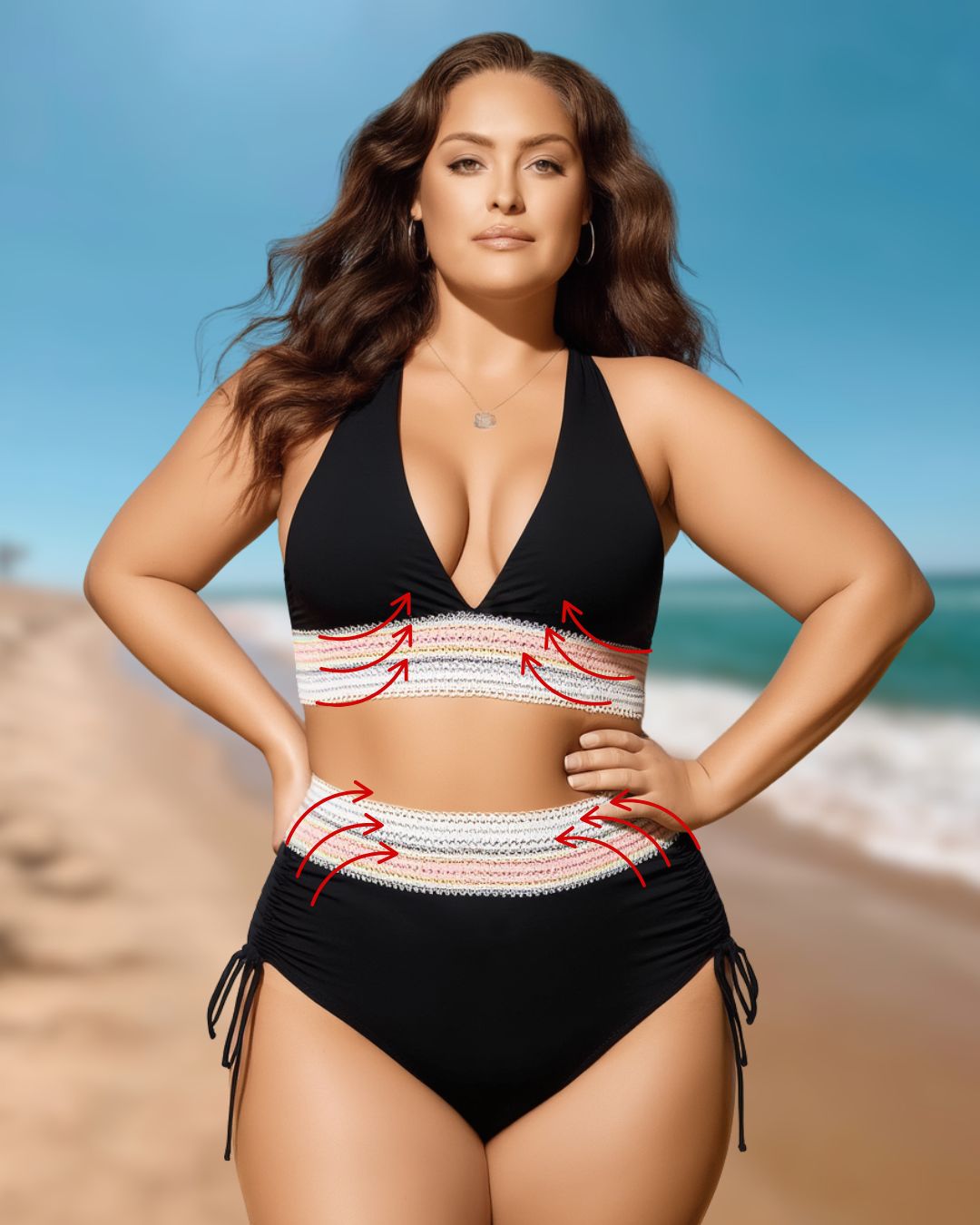 Lisa | Flatterende Bikini Set
