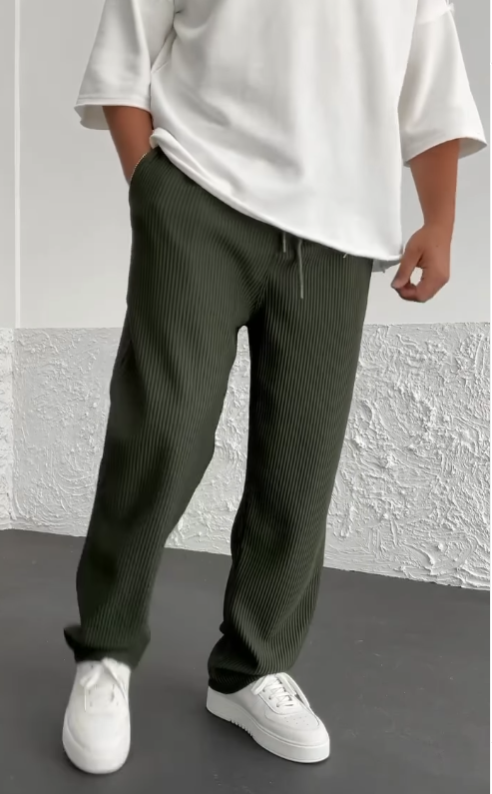 Stride Pants ™  |  Geribbelde spandex broek